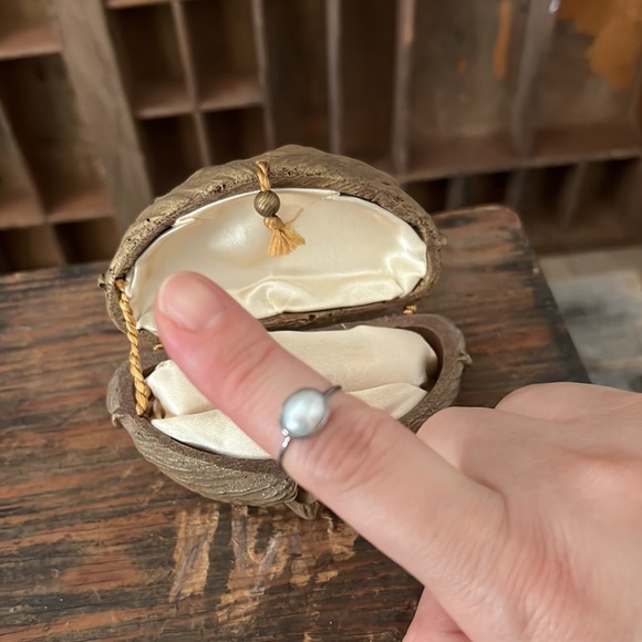 ❤️VTG Silver Ring w/ Freshwater Pearl - Picture 8 of 10